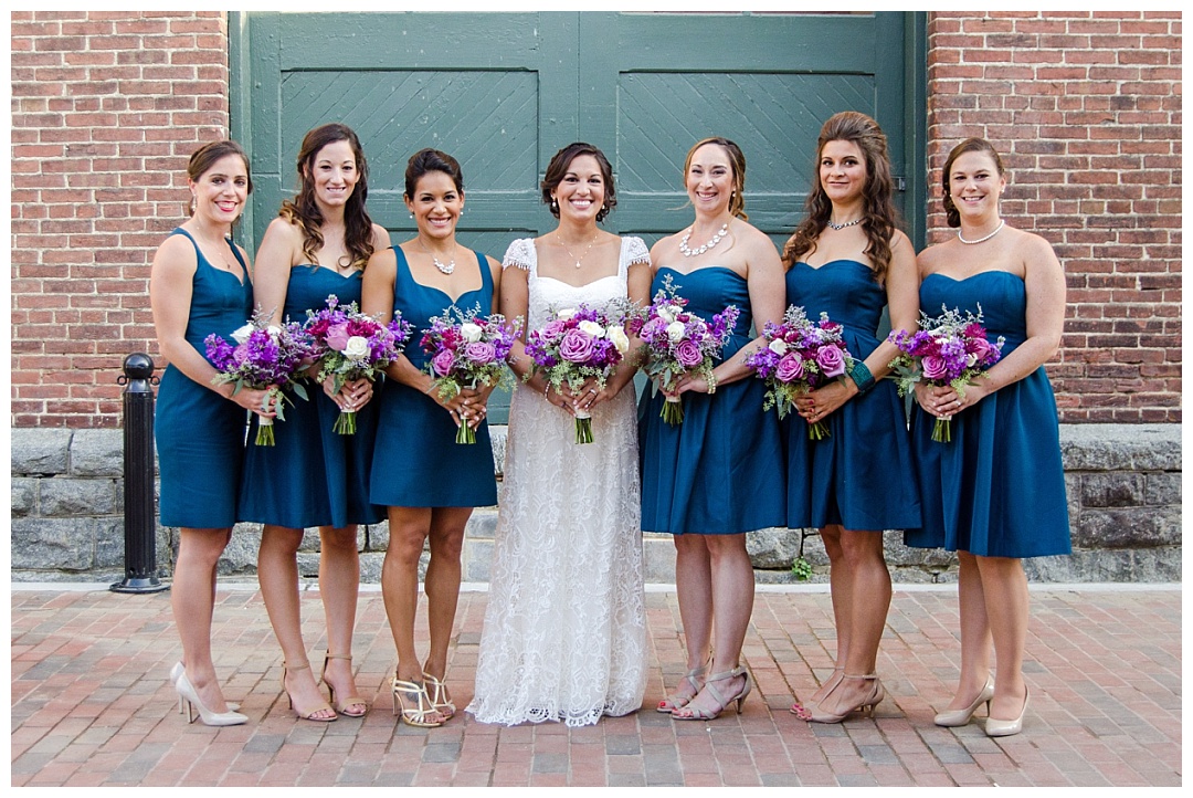 bride and bridesmaids