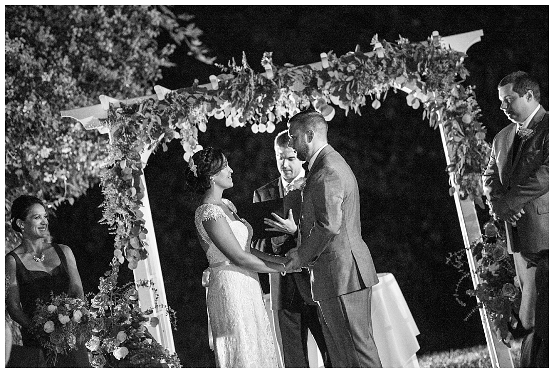 Overhills Mansion wedding ceremony