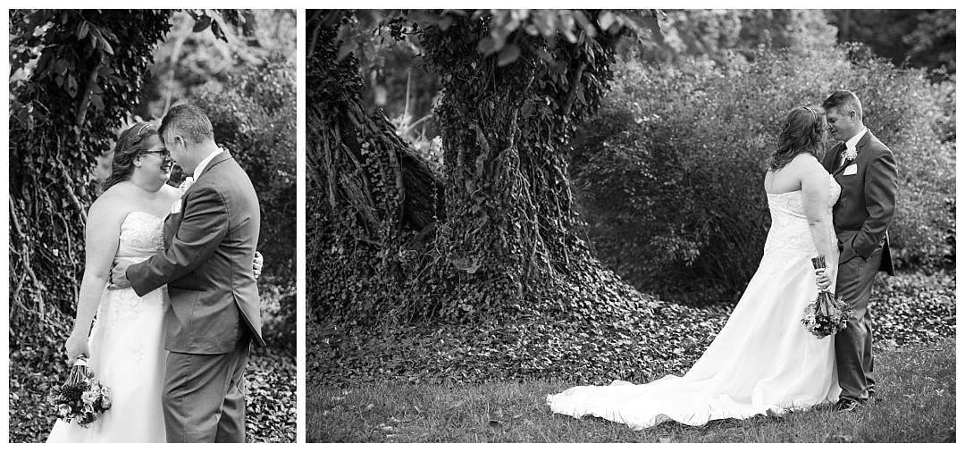 bride and groom wedding photo