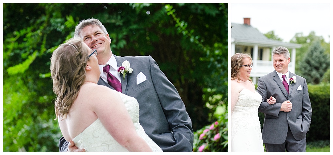 bride and groom wedding photos