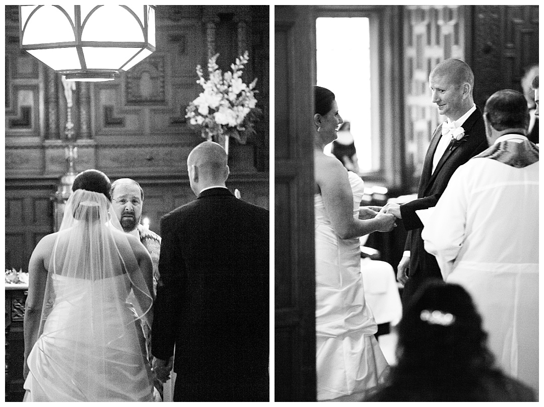 Catholic wedding ceremony Maryvale Castle