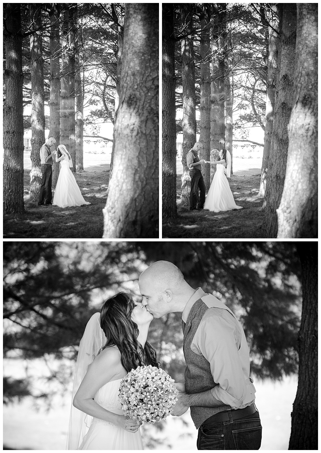 Piney Branch Golf Club bride groom wedding