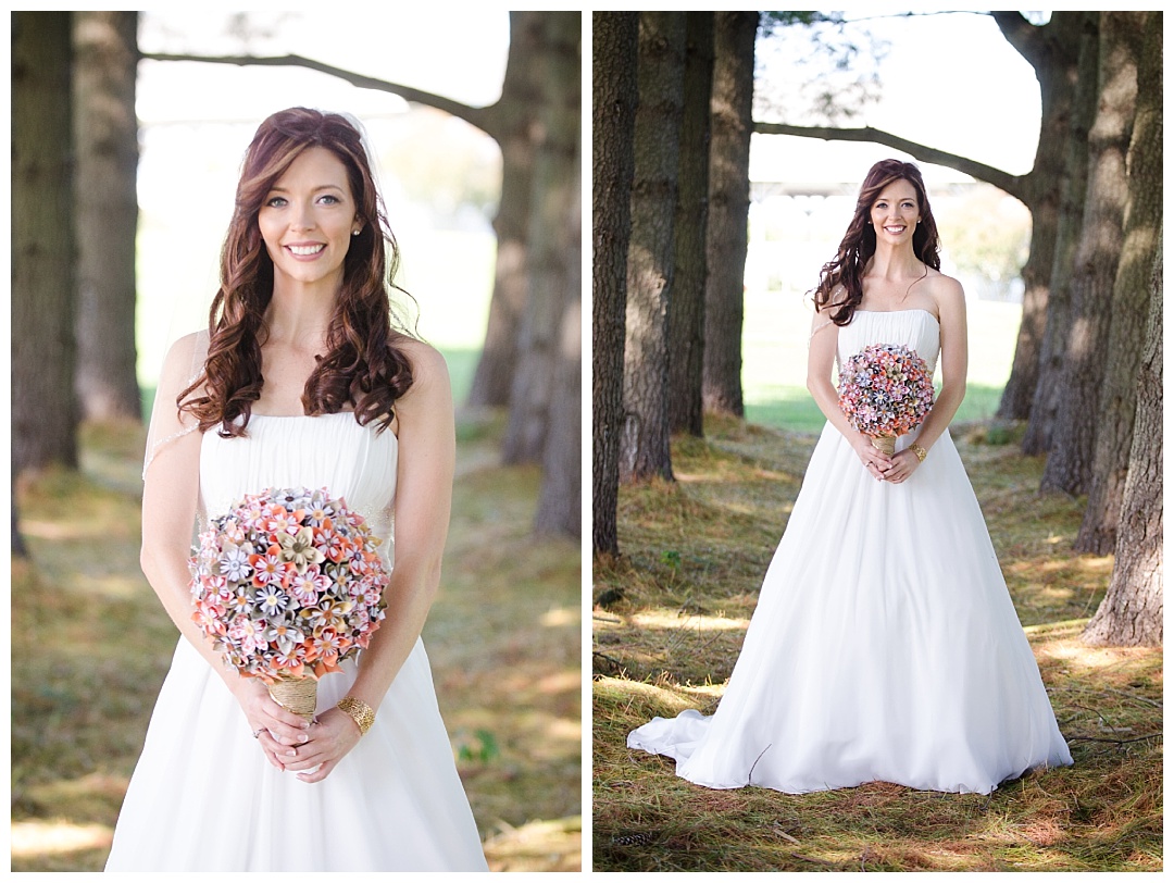 Piney Branch Golf Club wedding bride
