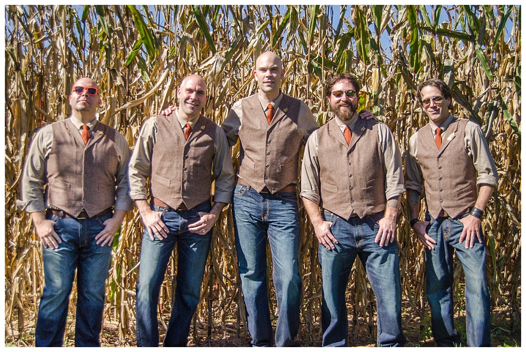Piney Branch Golf Club wedding groomsmen