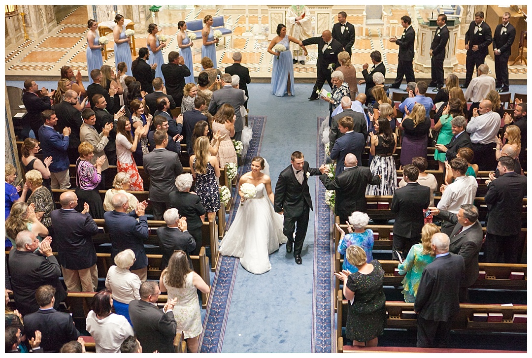 Our Lady of Angels Church wedding ceremony