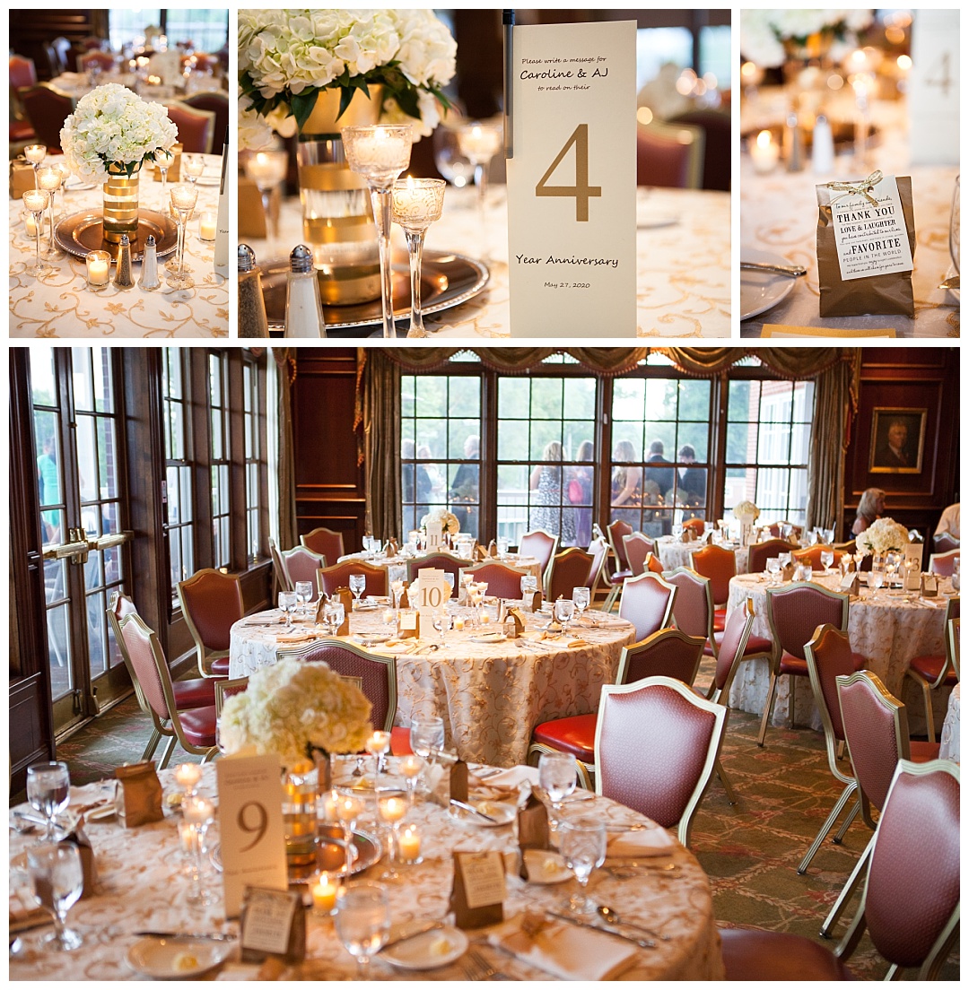 Rolling Road Golf Club wedding reception