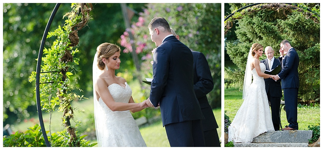 Spring Hill Manor wedding ceremony