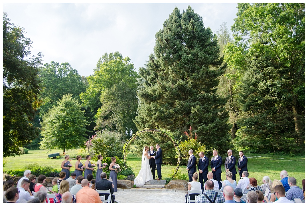 Spring Hill Manor wedding ceremony