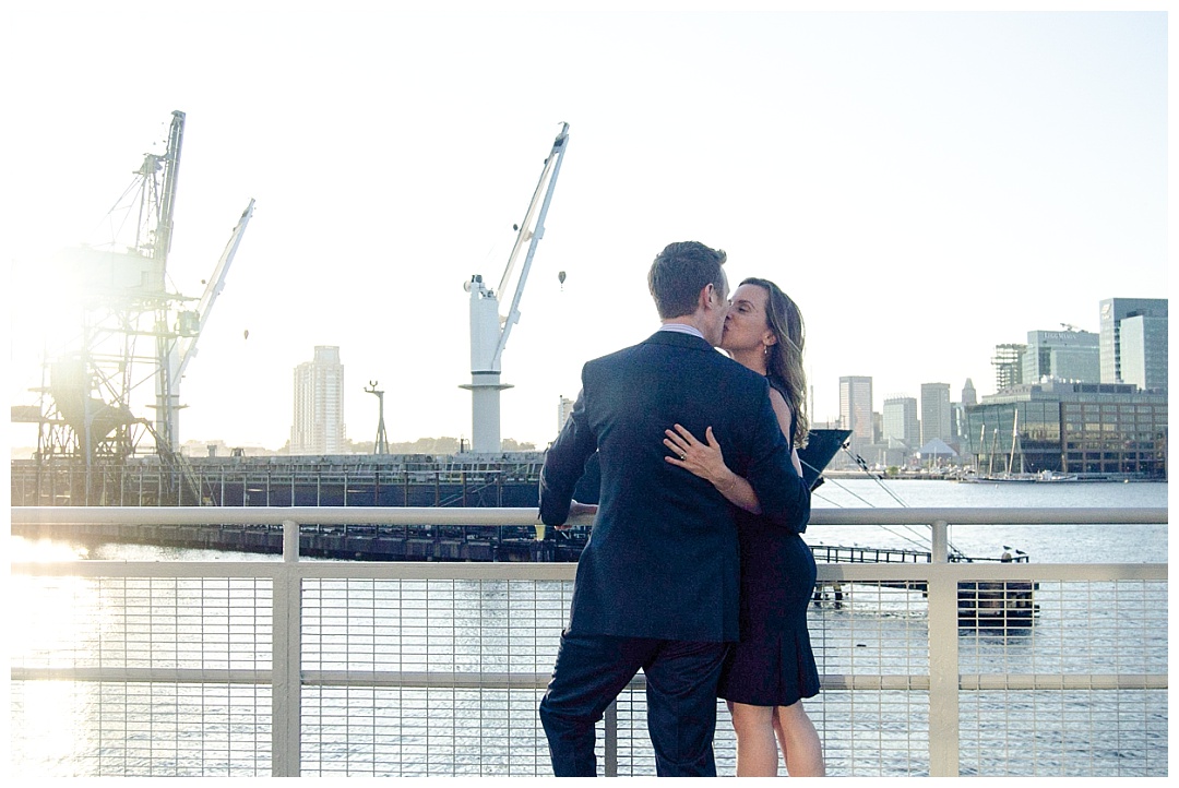 Baltimore Inner Harbor Tide Point engagement photos