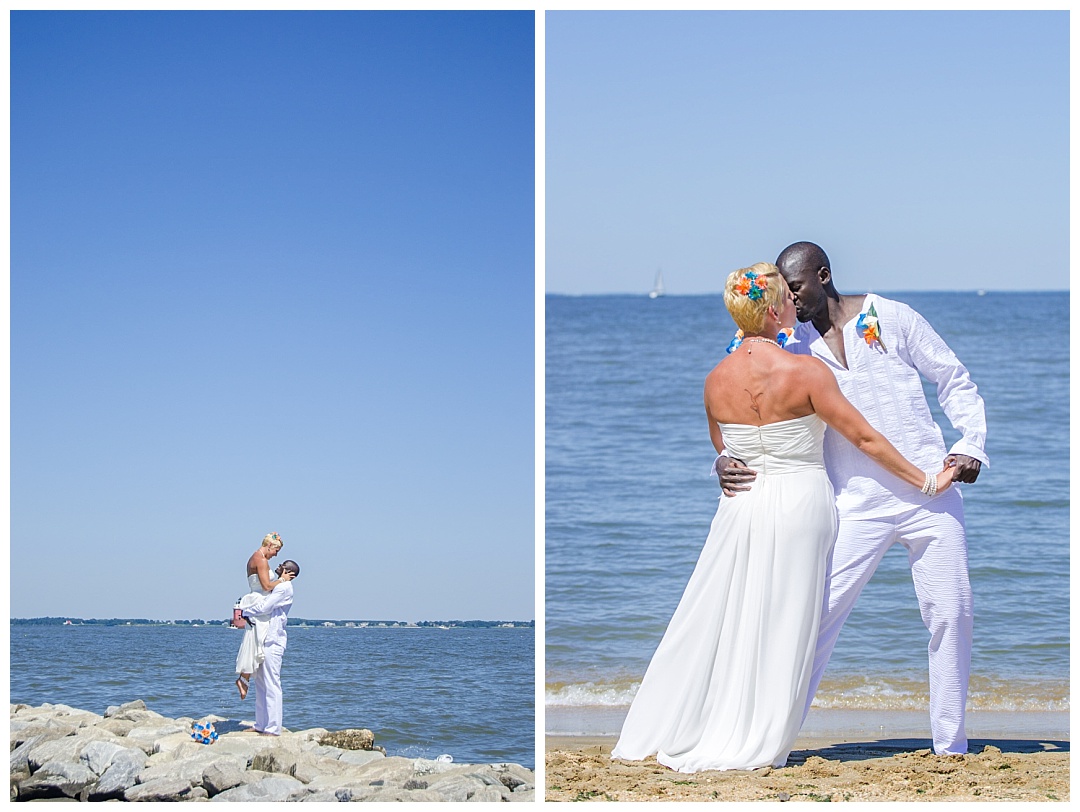 Sandy Point State Park Wedding Photos | Aaron Haslinger Photography